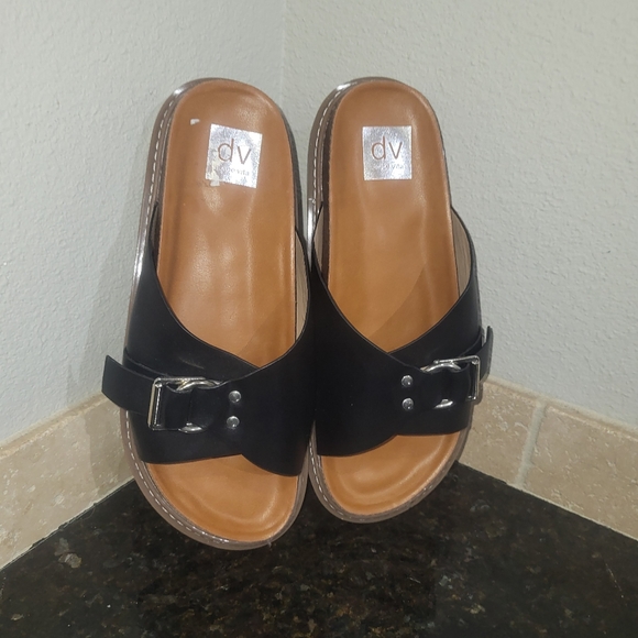Dolce Vita Women's Sandals, Tan & Black, Size 10 - Picture 4 of 6